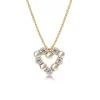 Affinity Pearl Heart Necklace Gold