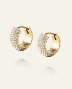 Amour Gold Hoops Small