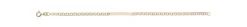 Armband Bismarck ID 18k guld 16cm