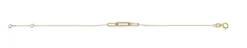Armband 18k med cz paperclip