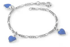 Charms armband hjärtan