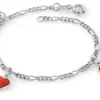 Charms armband hjärtan