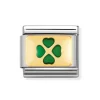 Classic Green Four Leaf Clover