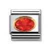 Classic Oval Facetterad Cubic Zirconia Orange