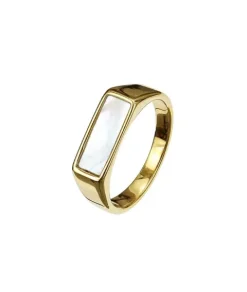 COLE Ring gold/shell strl M