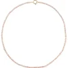 Collier Pearl Necklace Pink Gold