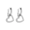 Eternal Heart Earrings Steel