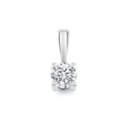 Hänge 0,10ct w/si 18k Vitguld