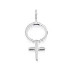 Hänge inkl. kedja 925silver Kvinnosymbol