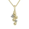 Hänge 18k guld 0,03ct w/si