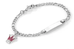 ID-armband lila prinsesskrona