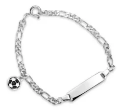 ID-armband svart fotboll