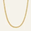 Infinity gold necklace