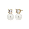 Luna Studs L Gold