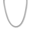 Necklace stål mattad