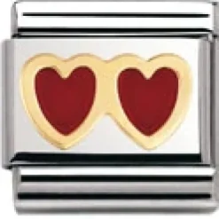 NOMINATION Classic Double Hearts