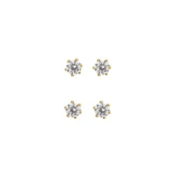 One Studs Crown Mini Gold