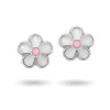 Örh. silver 925 vit blomma