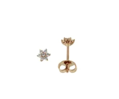 Örhänge 18k guld 0,14ct w/si