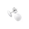 Örhänge 925silver blankknapp 9mm