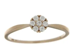 Ring 18k guld med Cz