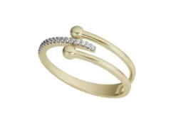Ring 18k guld med Cz