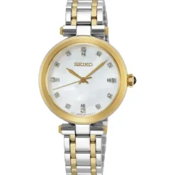 SEIKO Ladies sapphire 5bar 12st diamanter