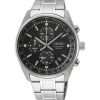 SEIKO Mens chronograph 10bar Hardlex crystal