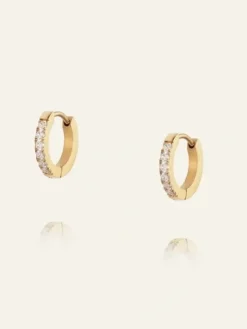 Shiny Gold Hoops Medium