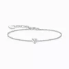 Thomas Sabo bracelet white heart-shaped zirkonia