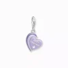 Thomas Sabo charm best friends hjärta lila