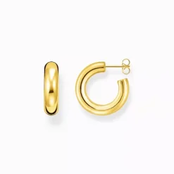 Thomas Sabo gold plated earrings chunky hoops