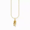 Thomas Sabo gold plated necklace rose