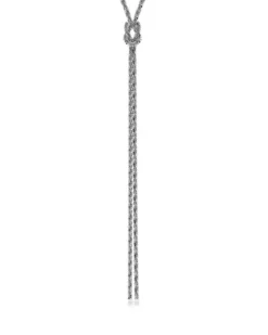 Tinsel Festive Necklace Steel