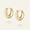 Treasure Hoops Medium Gold