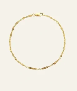 Twirl bracelet gold medium